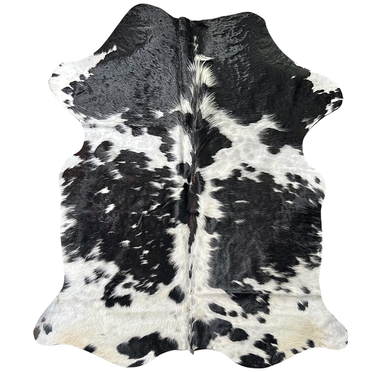Black and white cowhide rug dallas