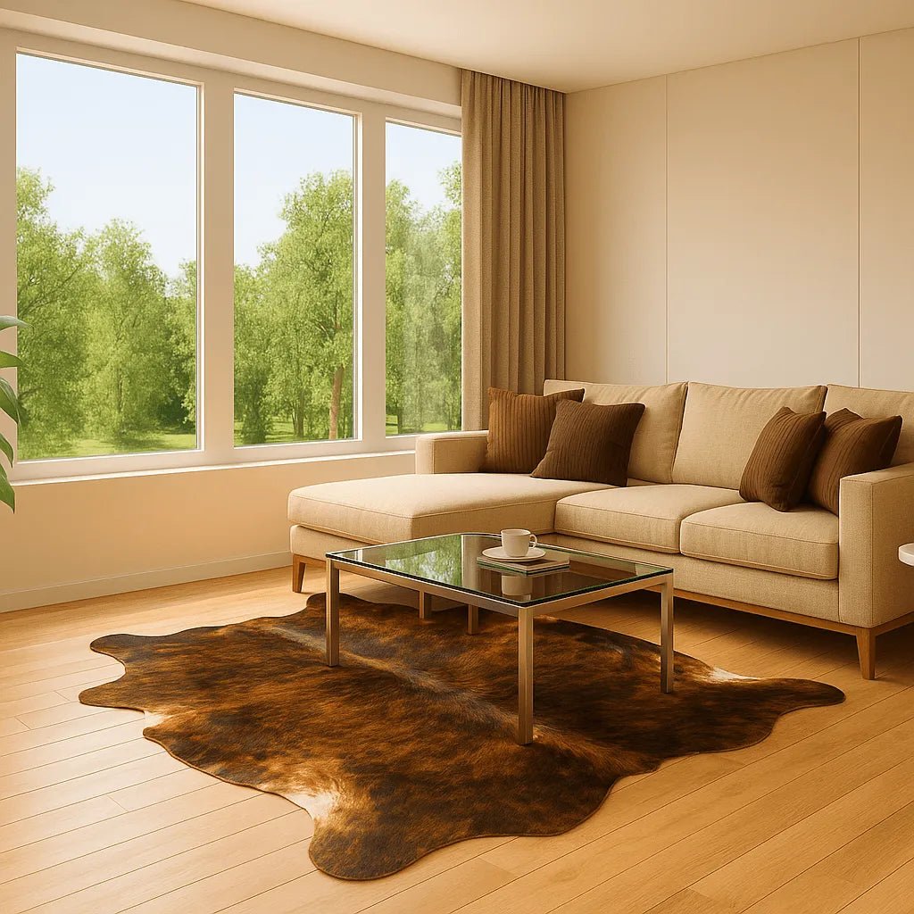 Classic Brindle Cowhide Rug