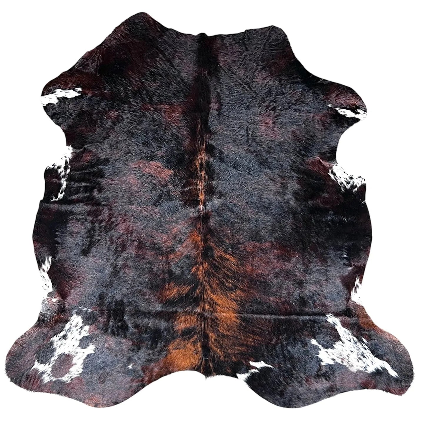 Large Brindle Cowhide Rug B002