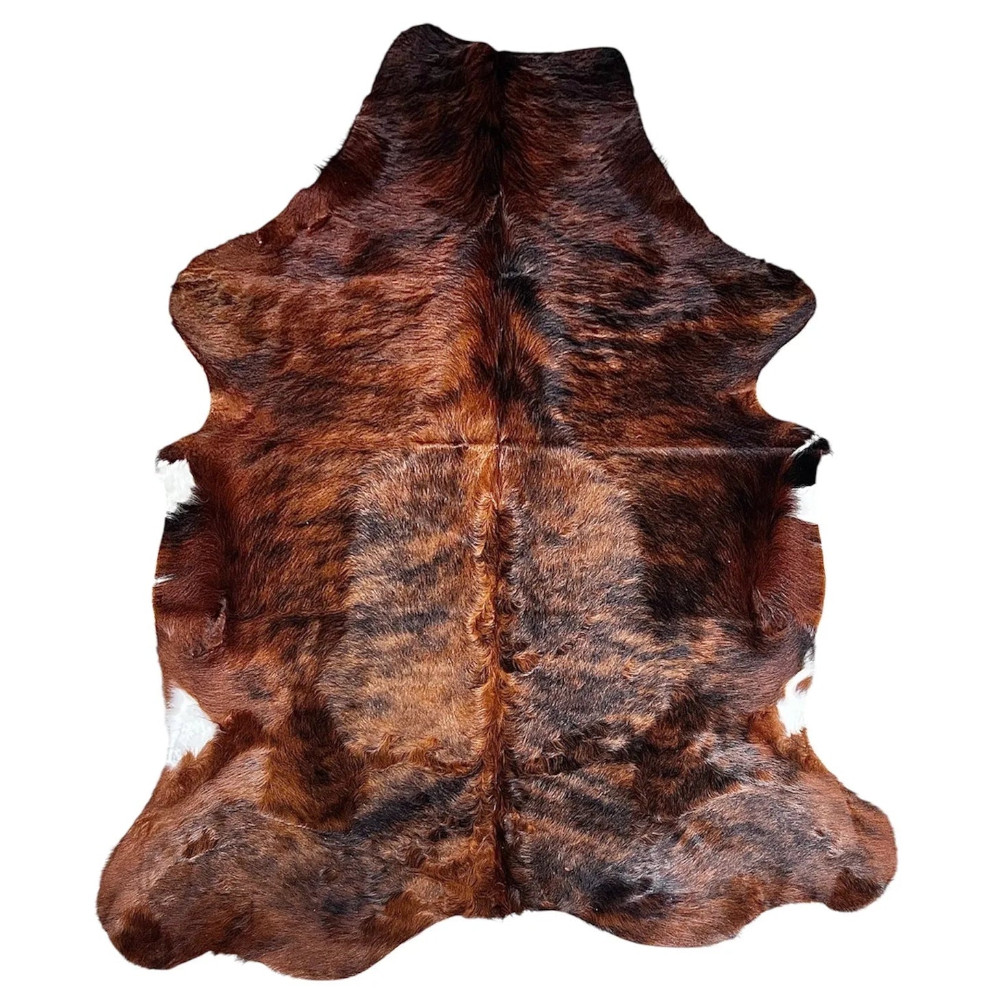 Large Brindle Cowhide Rug C034 6.9x6.9
