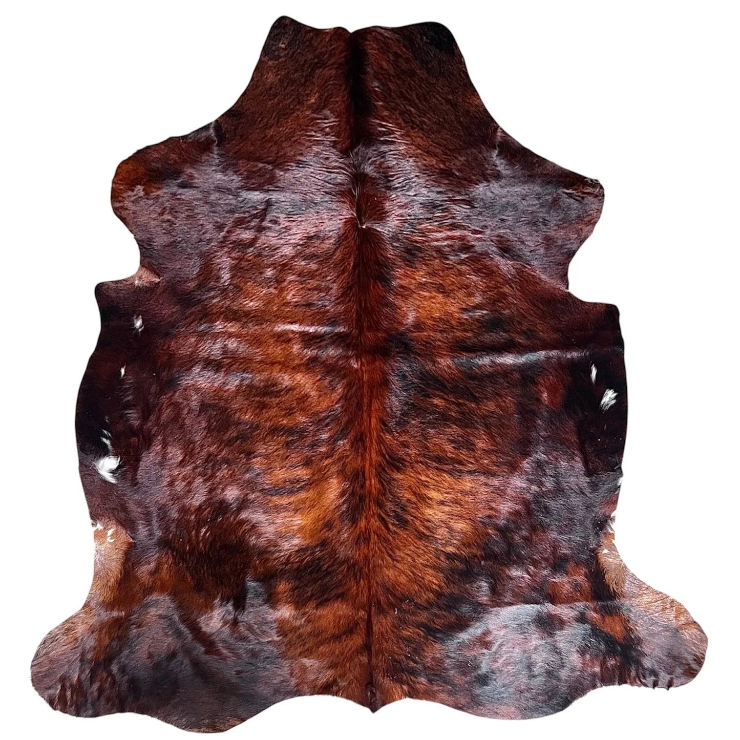 Large Brindle Cowhide Rug C054 - 6.1x6.9