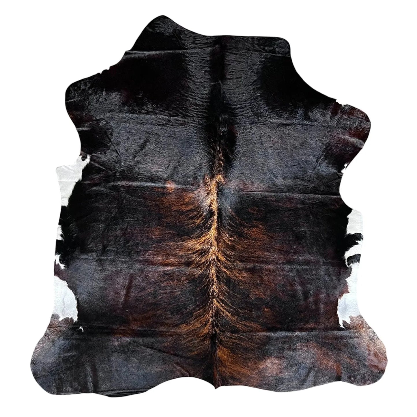 Large Brindle Cowhide Rug C055 - 6.3x6.7