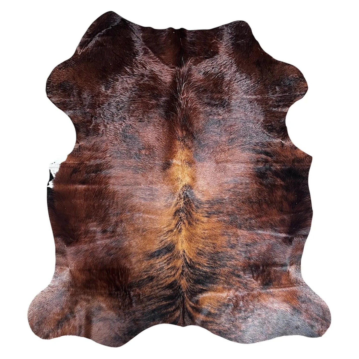 Large Brindle Cowhide Rug C056 - 6x6