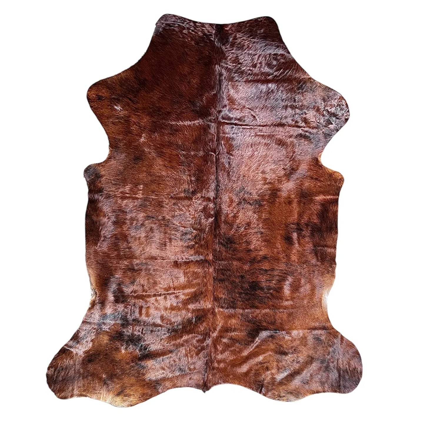Large Brindle Cowhide Rug E211 - 5.5x6.6