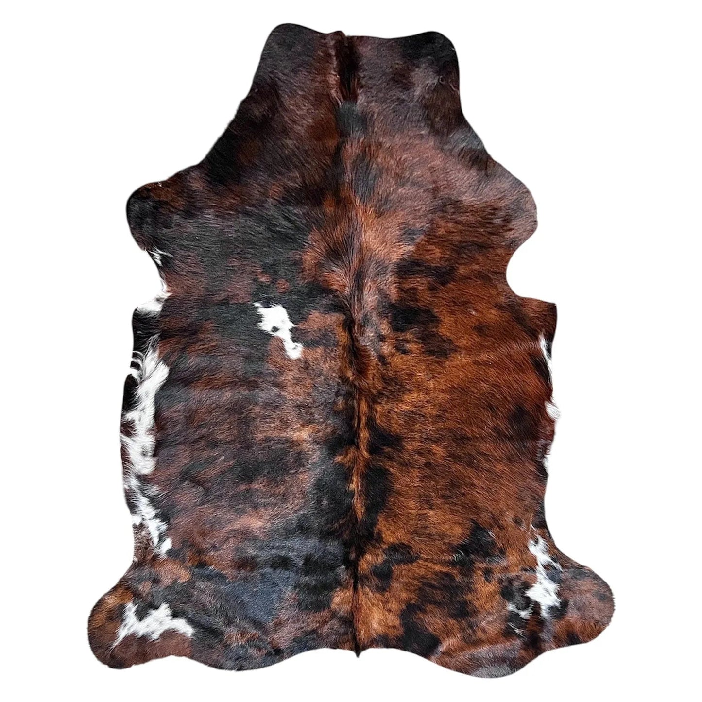 Large Brindle Cowhide Rug G264 - 5.4x6 ft