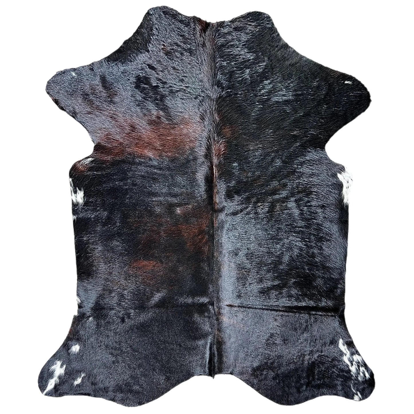 Large Brindle Cowhide Rug J560 - 5.9x 6.8 ft