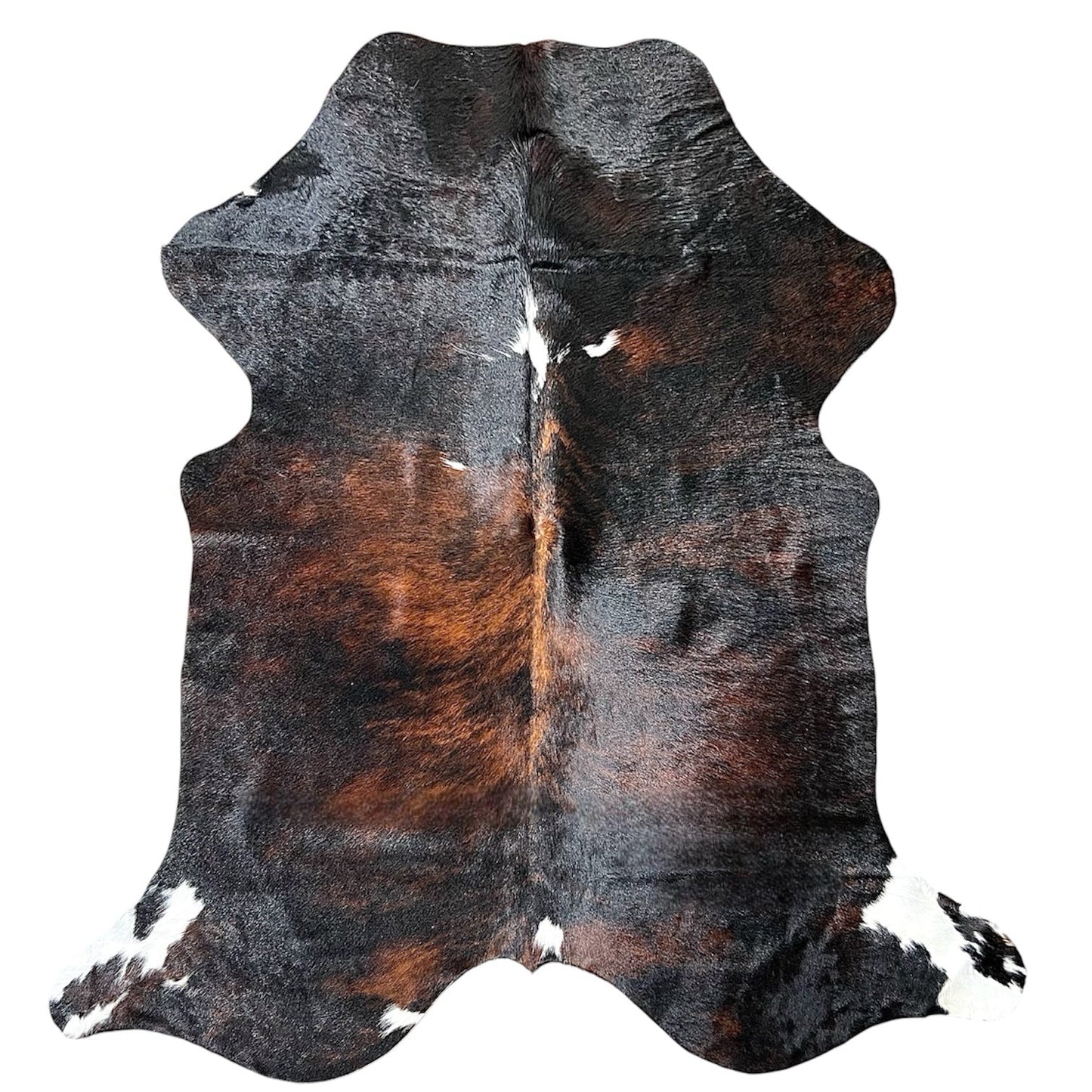 Large Brindle Cowhide Rug O537 - 5.7x 6.7 ft
