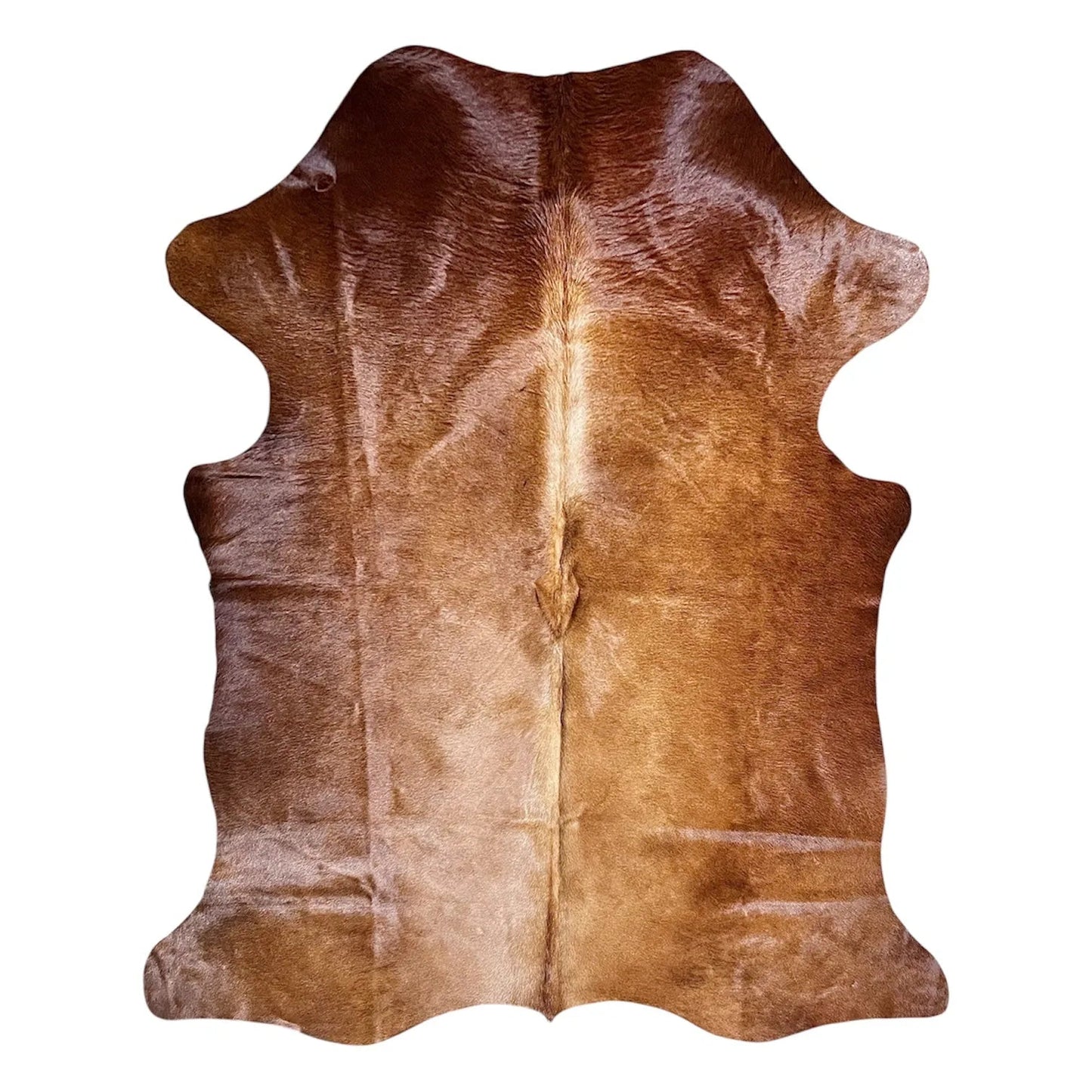 Large Brown Cowhide Rug E232 - 6x6