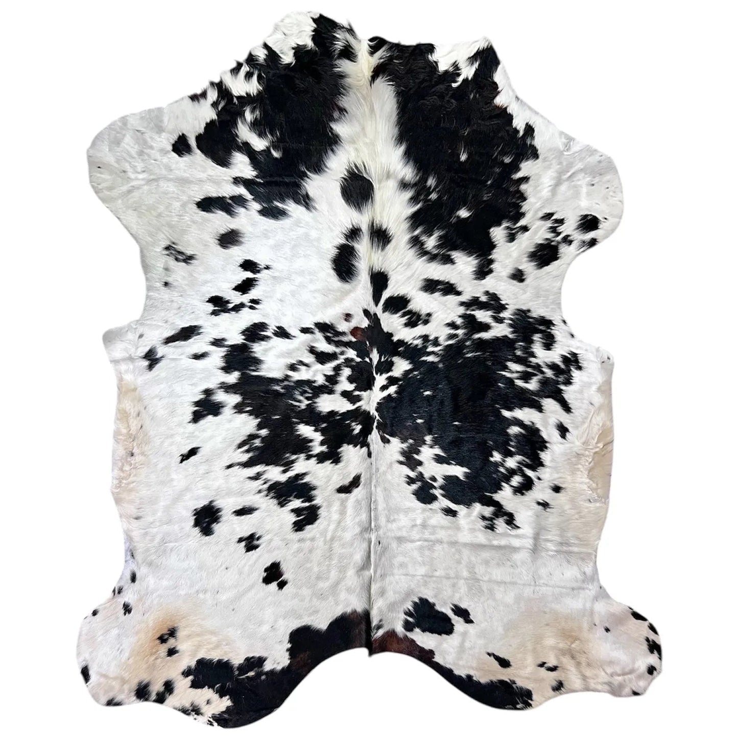 Large Speckled Cowhide Rug I292 - 6.2x7 ft