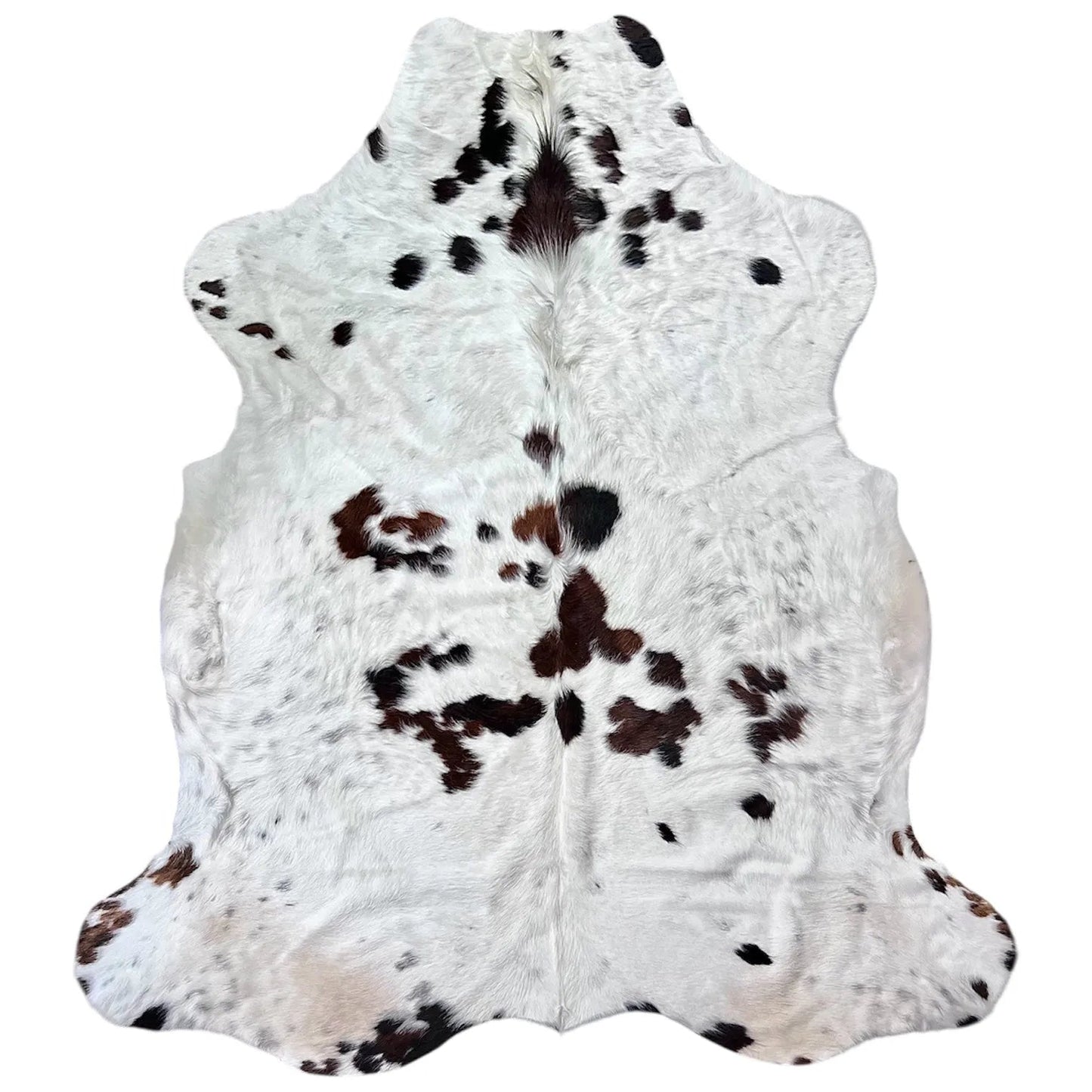 Large Speckled Cowhide Rug I295 - 6.9x7.2 ft