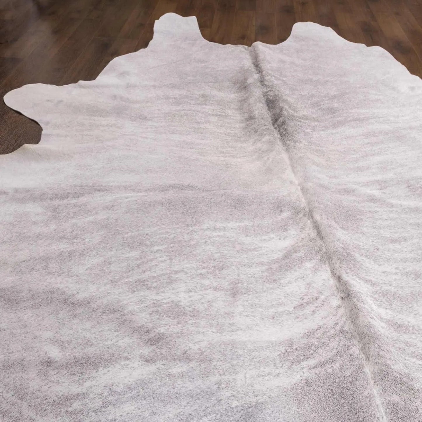 Light Grey Brindle Cowhide Rug
