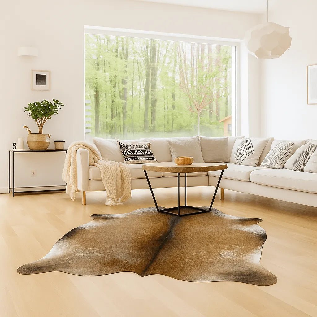 Mahogany Brown Cowhide Rug