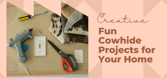 Fun Cowhide Projects for Your Home - Rodeo Cowhide Rugs