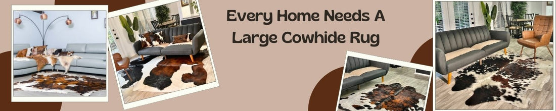 The Statement Piece: Why Every Home Needs a Large Cowhide Rug - Rodeo Cowhide Rugs