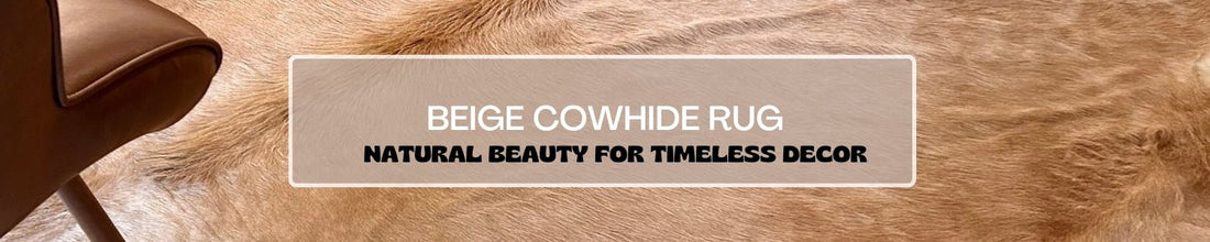 The Timeless Elegance of a Beige Cowhide Rug: A Must-Have for Your Home - Rodeo Cowhide Rugs