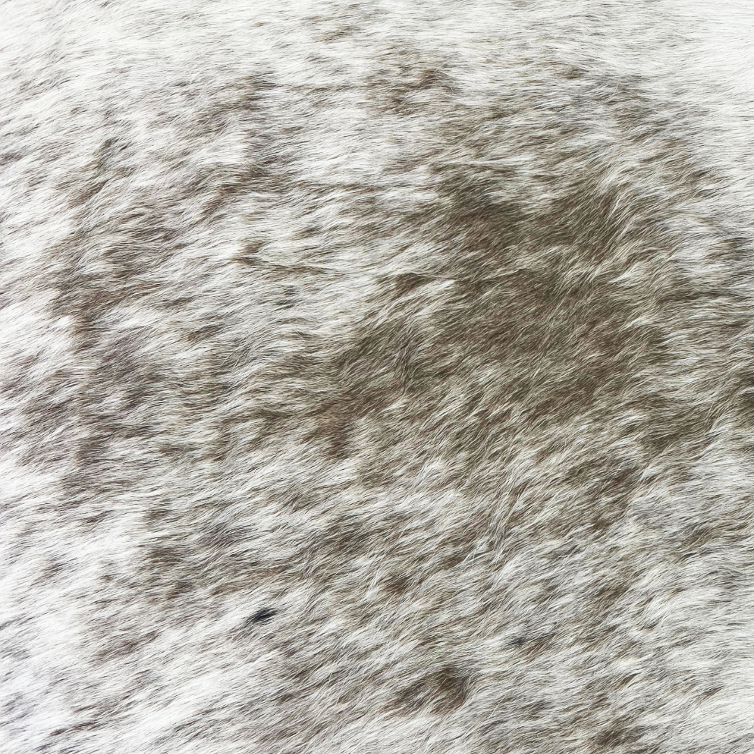 Brown cowhide rug