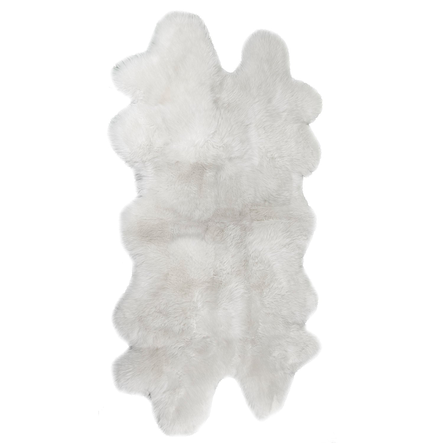 4 Pelts Sheep Skin Natural Color Rodeo Cowhide Rugs