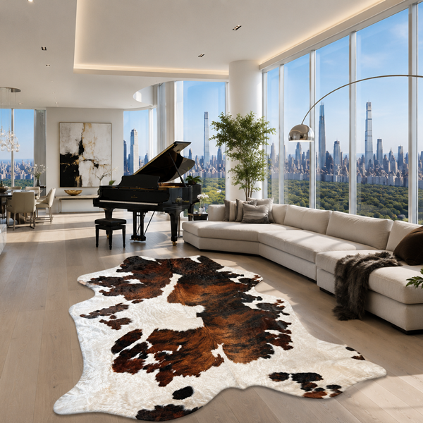 extra large cowhide rug for living room 