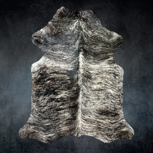 exotic cowhide rug brindle 
