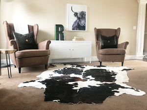 Cowhide Rug For Large Brown Rodeo