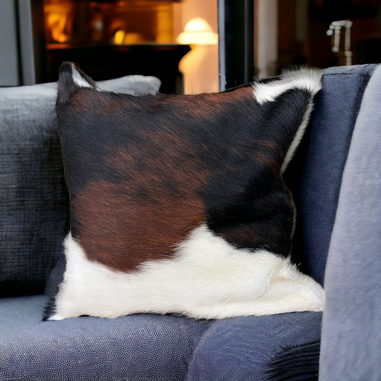 Cowhide pillow 