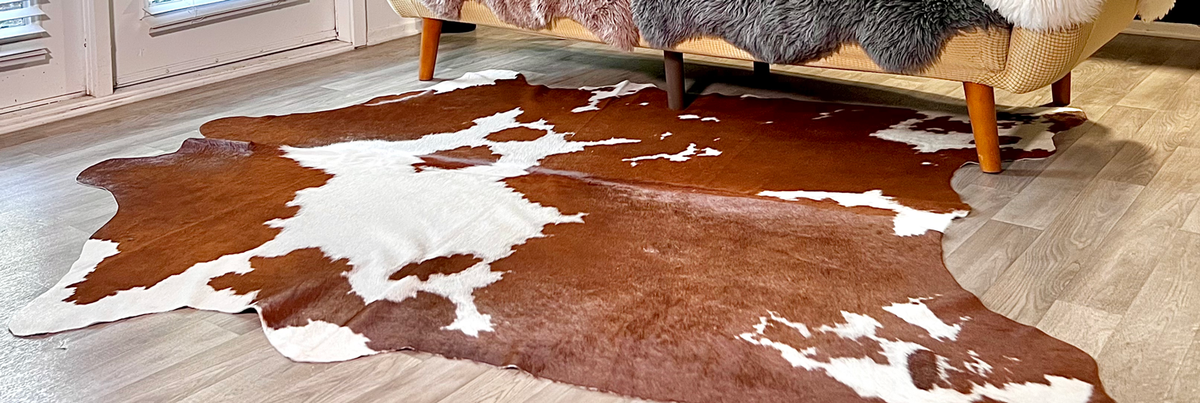 Unique Cowhide Rug Genuine Cowhide Rugs | Free USA Shipping | Tannery-Direct Prices