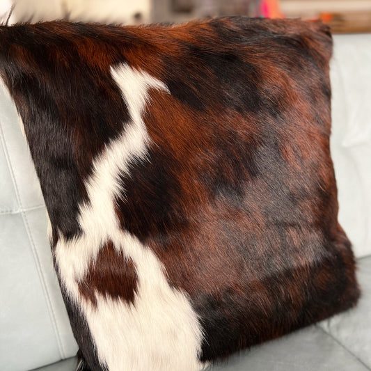 cowhide pillow