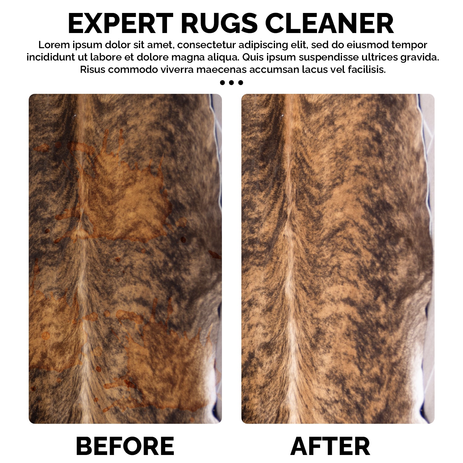 Rodeo Cowhide Shampoo Rug Cleaner - Rodeo Cowhide Rugs