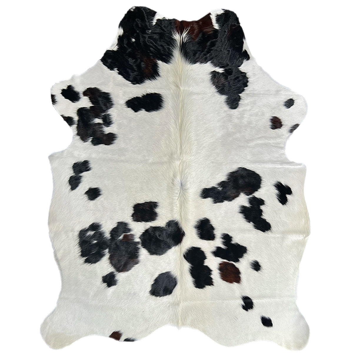 Black and white cowhide rug for sale