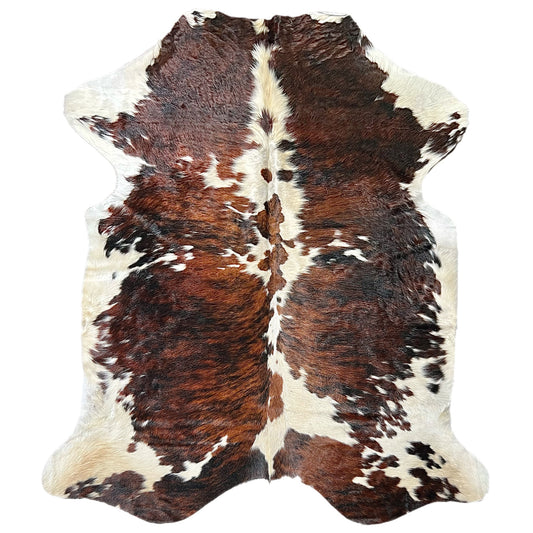 Large Tricolor cowhide rug
