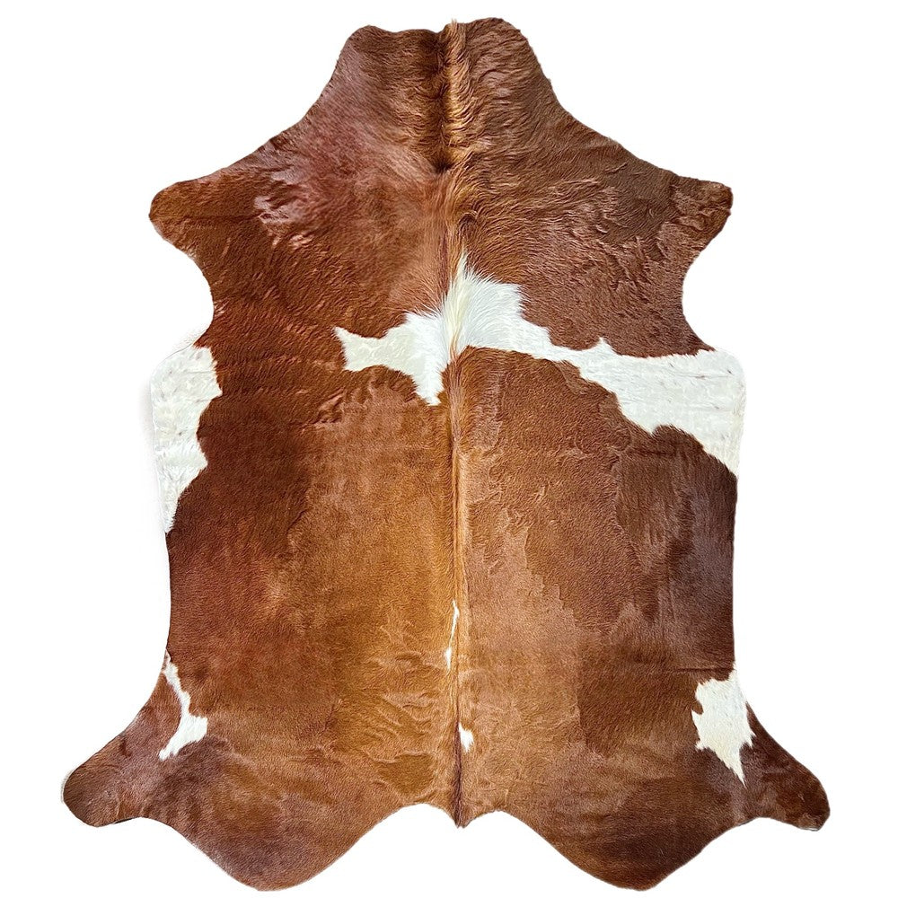 brown and white cowhide rug for sale dallas