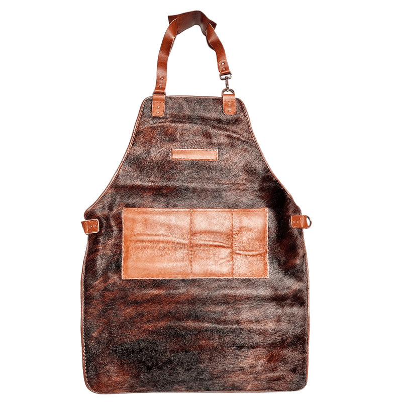 Artistic Genuine Cowhide Leather Apron
