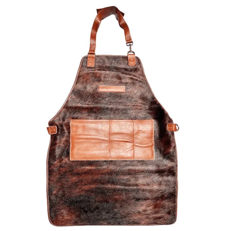 Artistic Genuine Cowhide Leather Apron