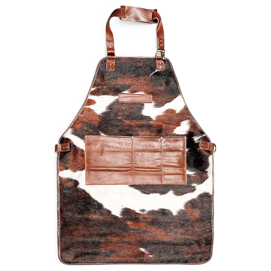 Artistic Genuine Cowhide Leather Apron