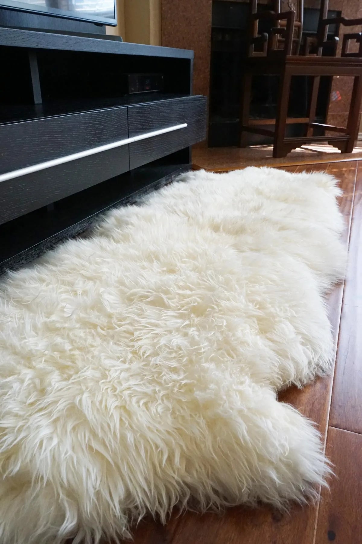 Authentic Australia Sheepskin 100% fur ivory home decoration carpet rug 2.8x6ft