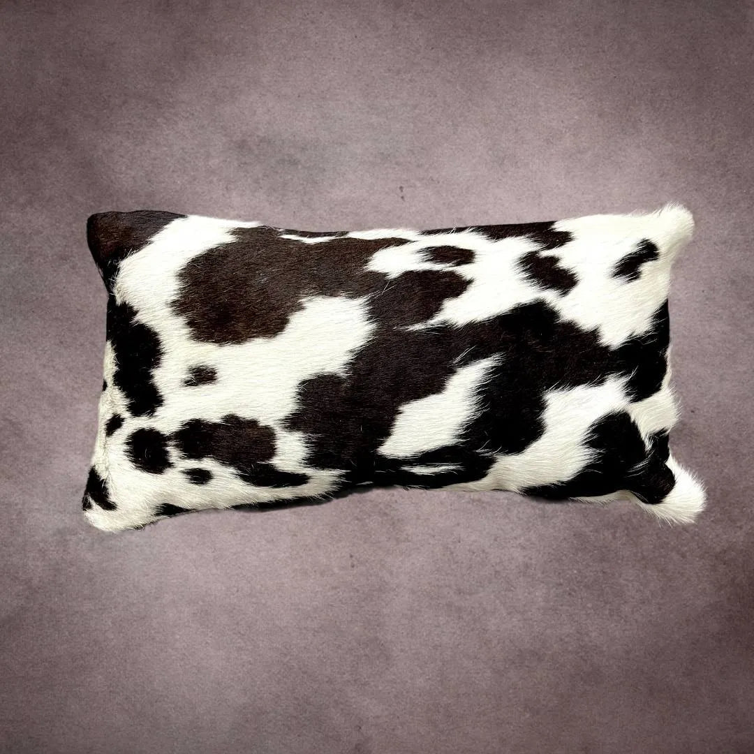 Black and White Cowhide Pillow Cover - PL005