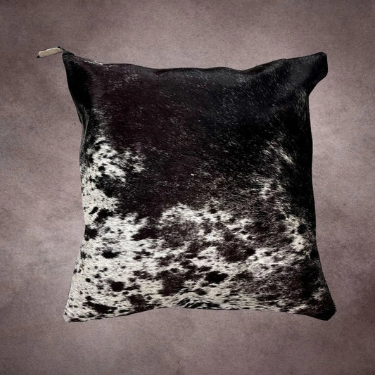 Black and White Cowhide Pillow Cover - PL045