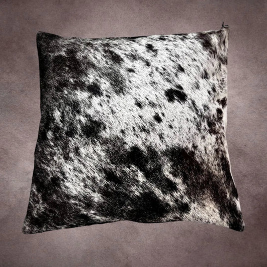 Black and White Cowhide Pillow Cover - PL047