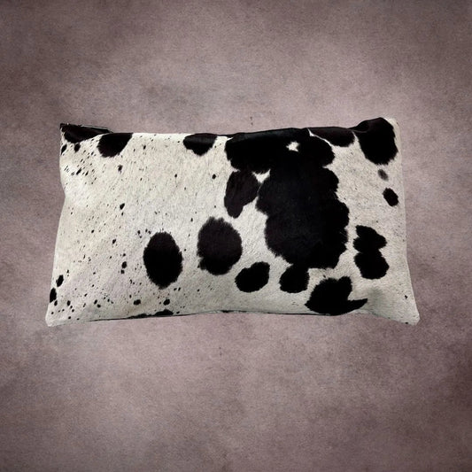 Black and White Cowhide Pillow Cover - PL048