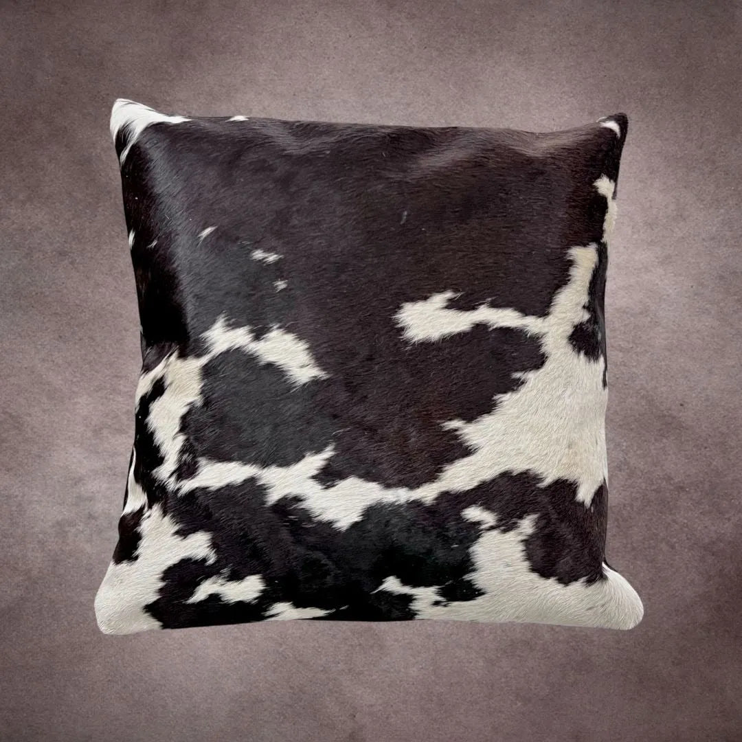 Black and White Cowhide Pillow Cover - PL094