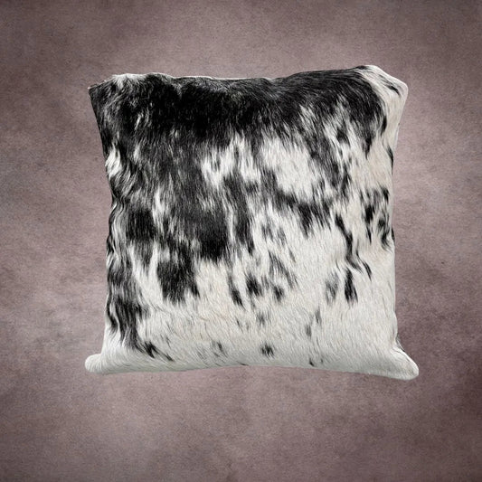 Black and White Cowhide Pillow Cover - PL114