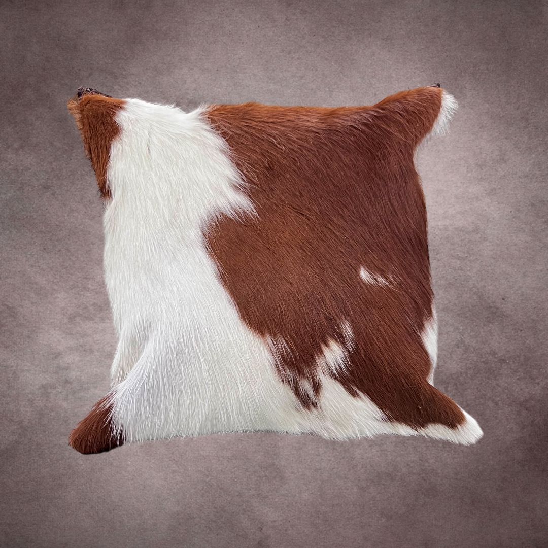 Black and White Cowhide Pillow Cover - PL115 - Rodeo Cowhide Rugs