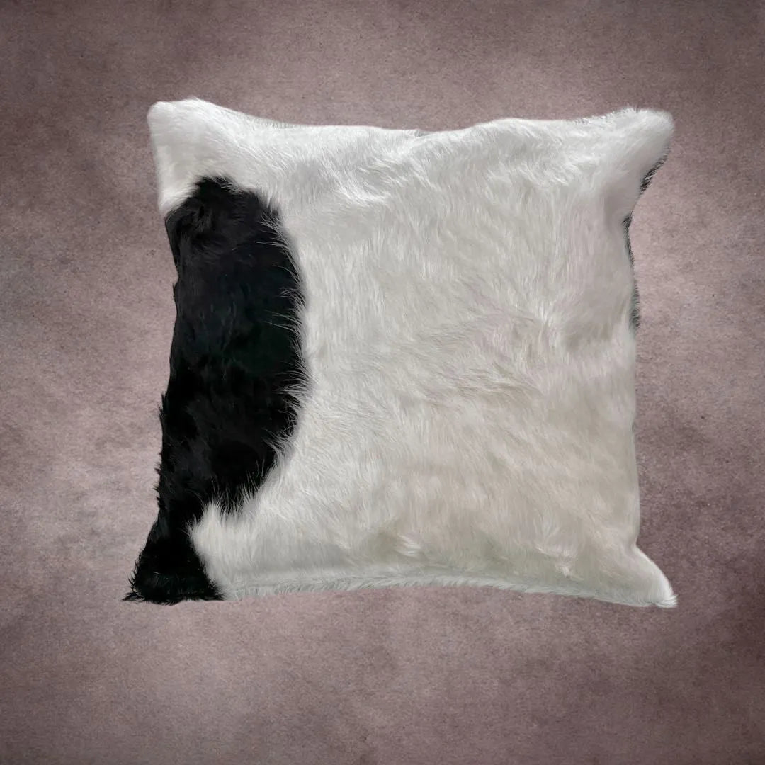 Black and White Cowhide Pillow Cover - PL118