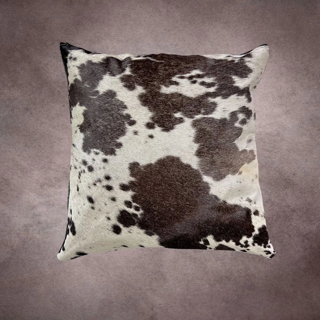 Black and White Cowhide Pillow Cover - PL135