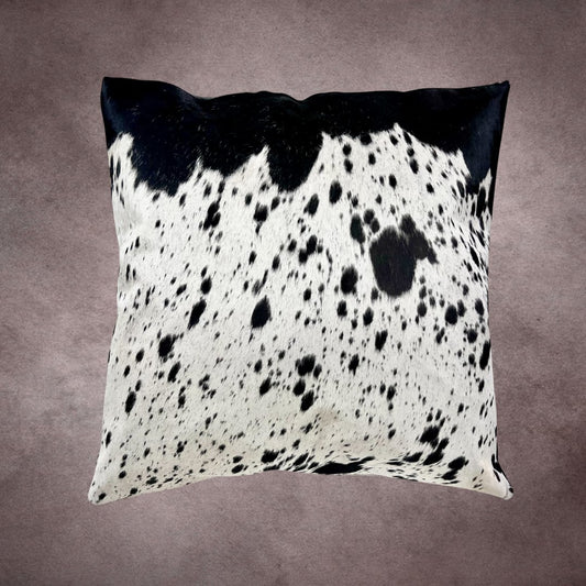 Black and White Cowhide Pillow Cover - PL146