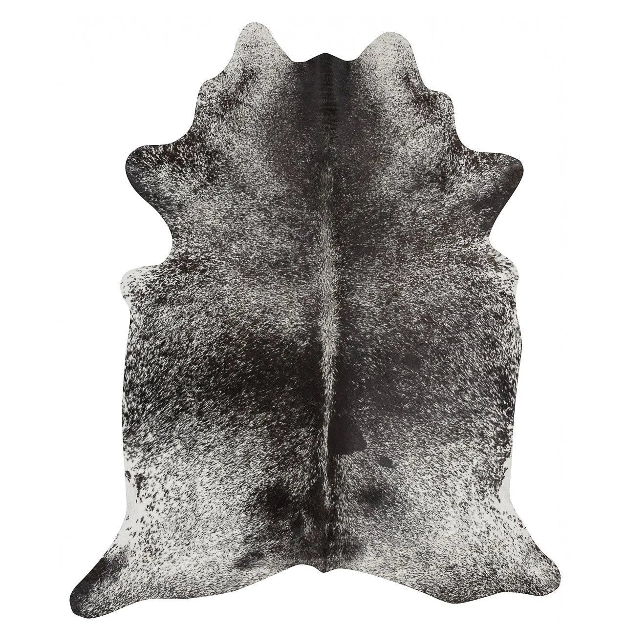 Black Salt and Pepper Rodeo Cowhide Rug