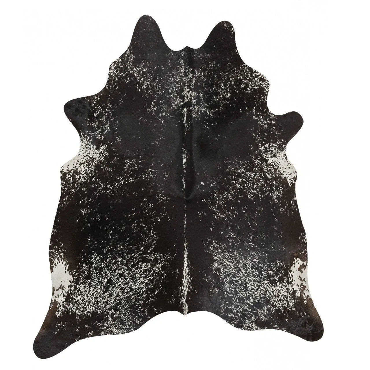 Black Salt and Pepper Rodeo Cowhide Rug