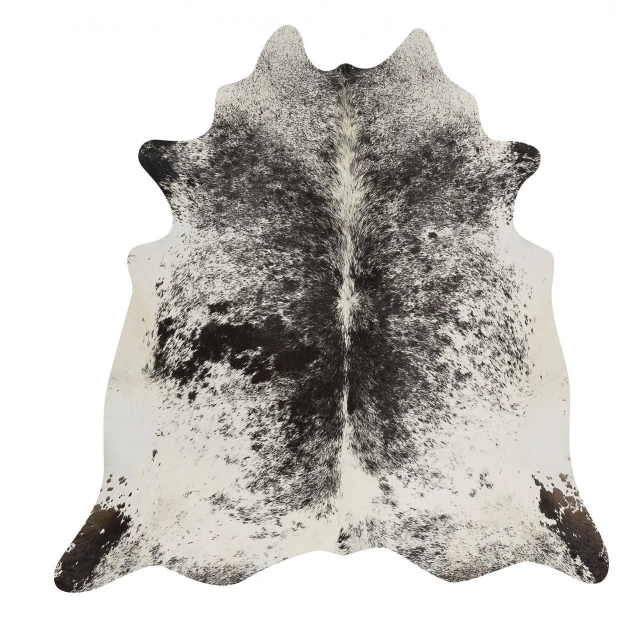 Black Salt and Pepper Rodeo Cowhide Rug