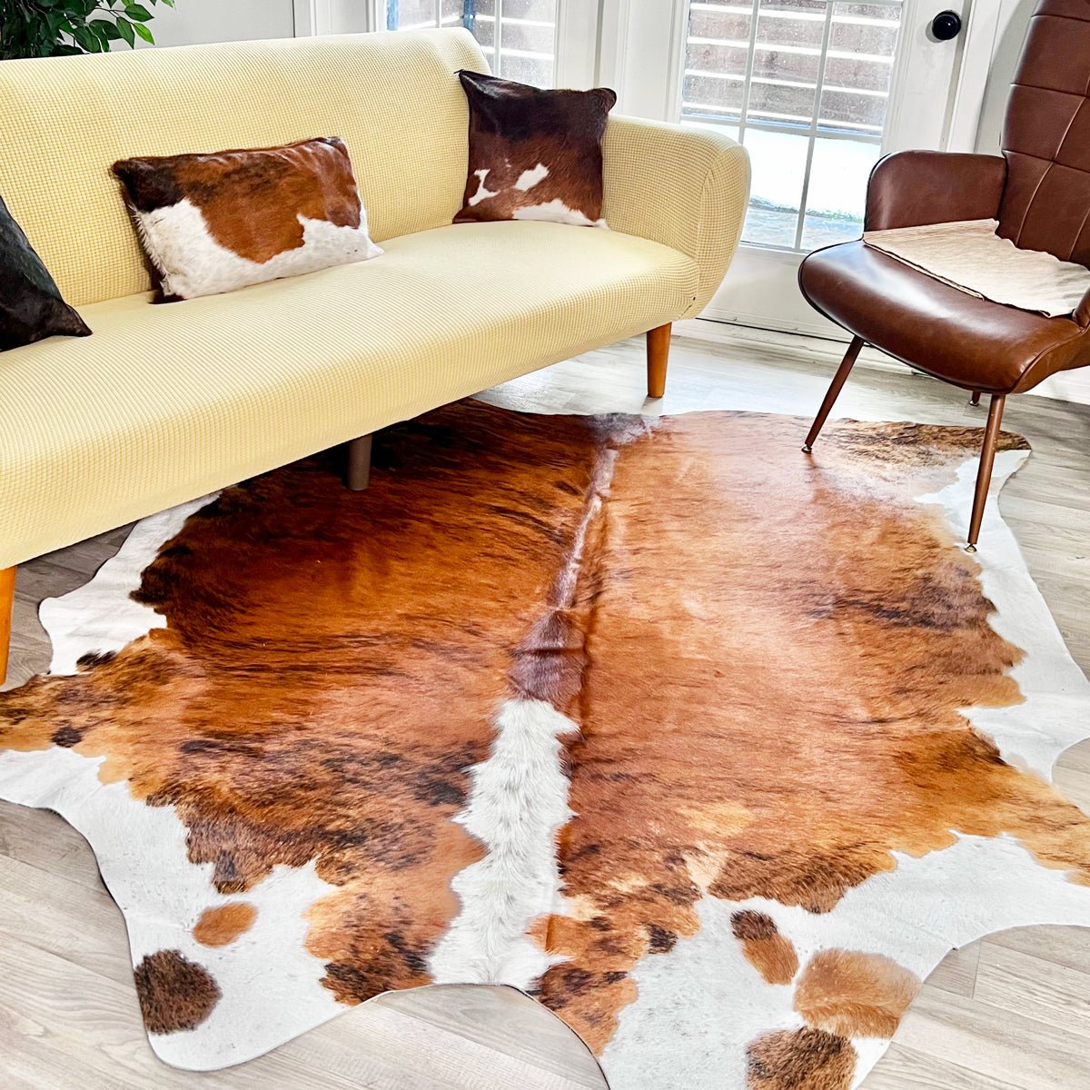 Brazilian Brindle Cowhide Rug