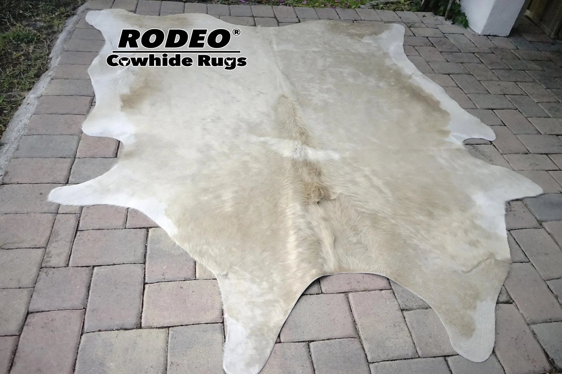 Brazilian Champagne Cowhide Rug